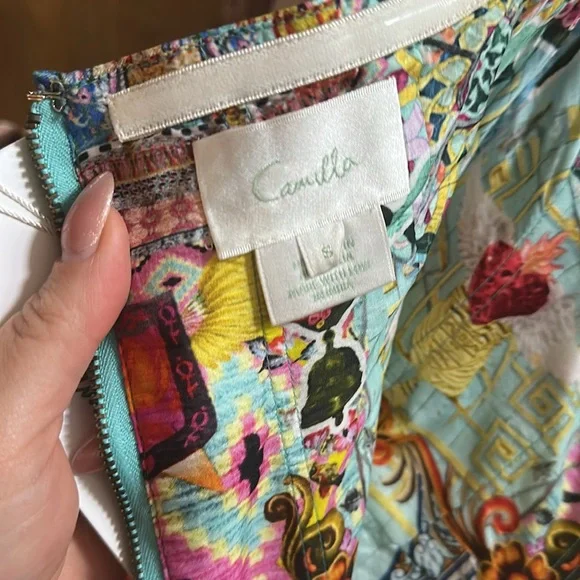 Camilla Multicolor Strapless Dress - Picture 9 of 12